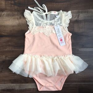 Mae Li Rose floral lace bodysuit